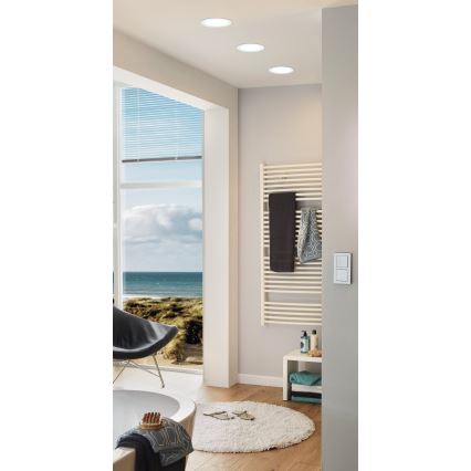 Eglo 96165 - LED ugradna stropna svjetiljka FUEVA 1 LED/10,9W/230V IP44 Ø 17 cm