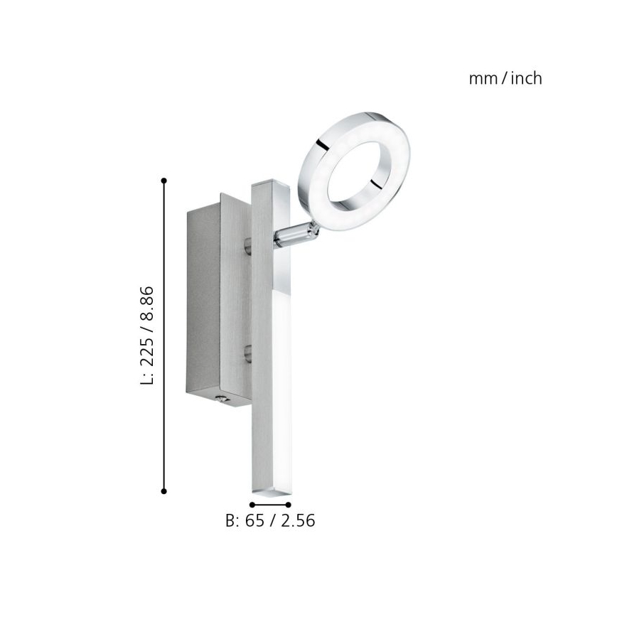 Eglo - Reflektorska svjetiljka LED/3,2W + LED/2,2/230V