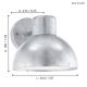 Eglo - Vanjska zidna svjetiljka 1xE27/60W IP44