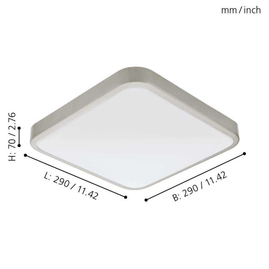 Eglo 96231 - LED stropno svjetlo za kupaonicu MANILVA LED/16W/230V IP44