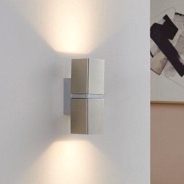 Eglo 96264 - LED zidna svjetiljka PASSA 2xGU10/2,8W/230V kvadratna
