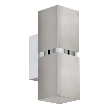 Eglo 96264 - LED zidna svjetiljka PASSA 2xGU10/2,8W/230V kvadratna