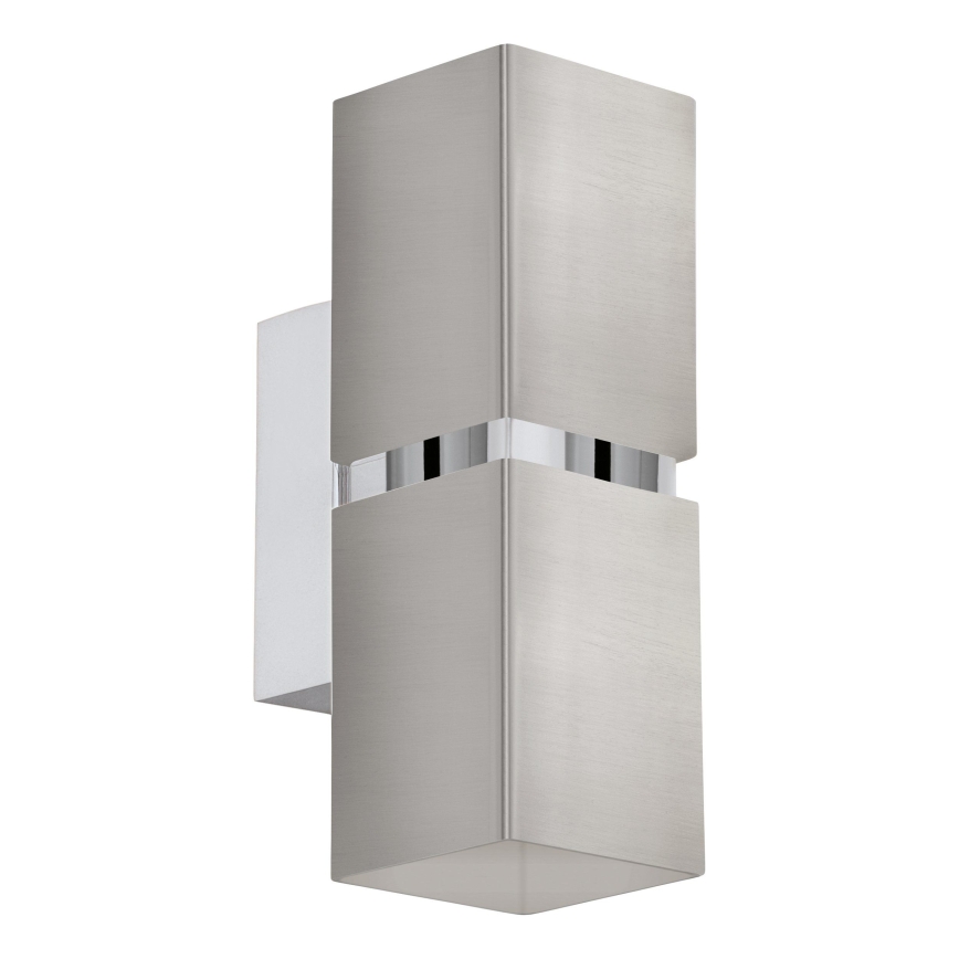 Eglo 96264 - LED zidna svjetiljka PASSA 2xGU10/2,8W/230V kvadratna