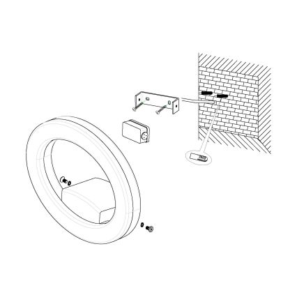 Eglo - LED vanjska zidna svjetiljka LED/10W/230V IP44