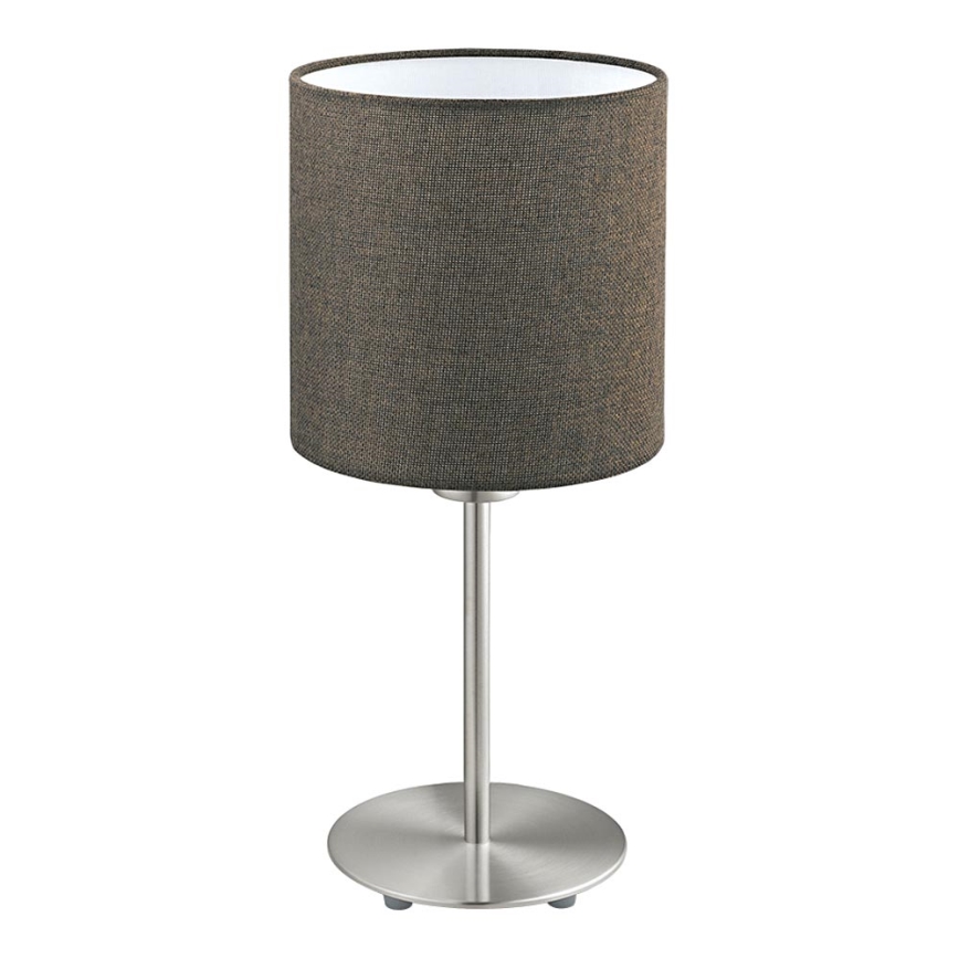 Eglo 96388 - Stolna lampa PASTERI 1xE27/60W/230V smeđa