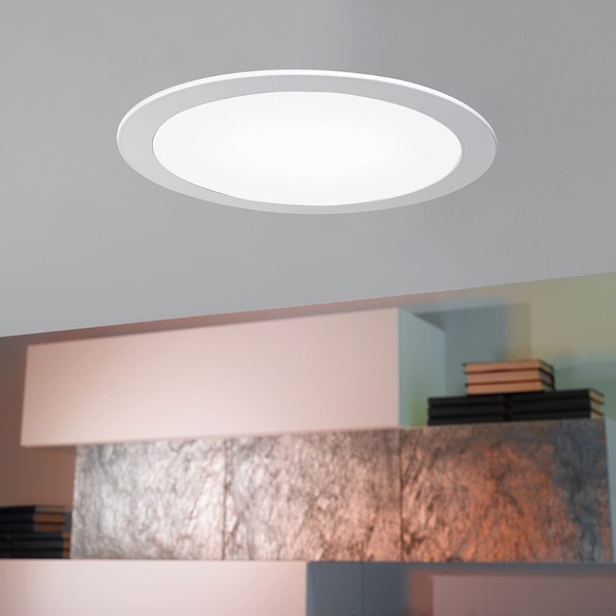 Eglo 96407 - LED prigušivo ugradno stropno svjetlo FUEVA 1 LED/10,95W/230V Ø 17 cm