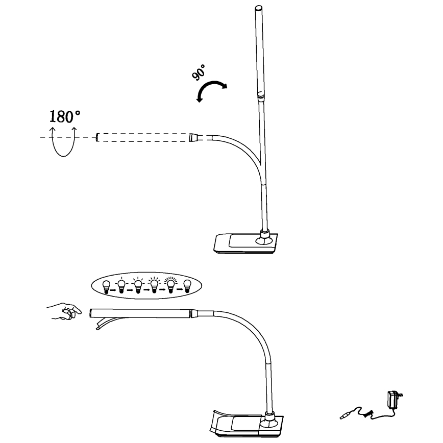 Eglo - LED stolna svjetiljka za prigušivanje LED/3,5W/230V