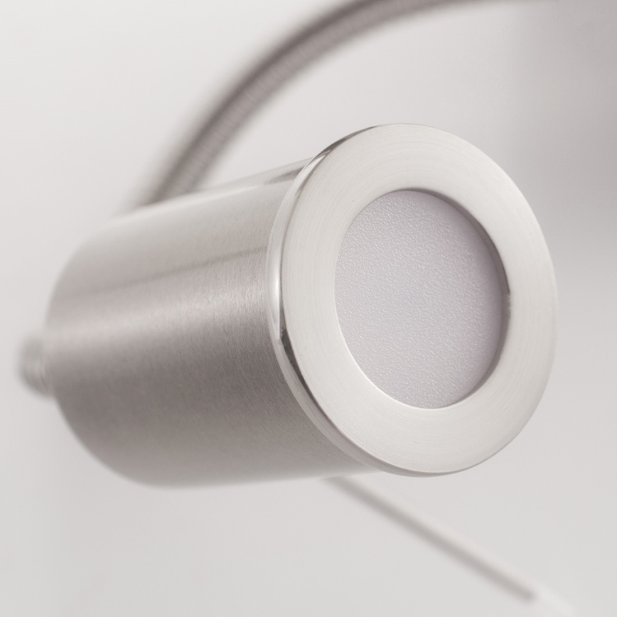 Eglo - LED Fleksibilna svjetiljka 1xE27/40W+LED/3,8W taupe