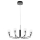 Eglo 96514 - LED Prigušiva viseća svjetiljka NOVENTA 1 8xLED/3,3W/230V crna