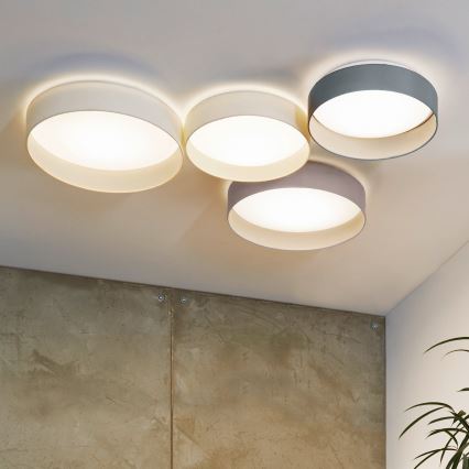Eglo - LED Prigušiva stropna svjetiljka 1xLED/18W/230V bež