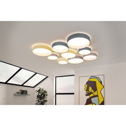 Eglo - LED Prigušiva stropna svjetiljka 1xLED/18W/230V bež