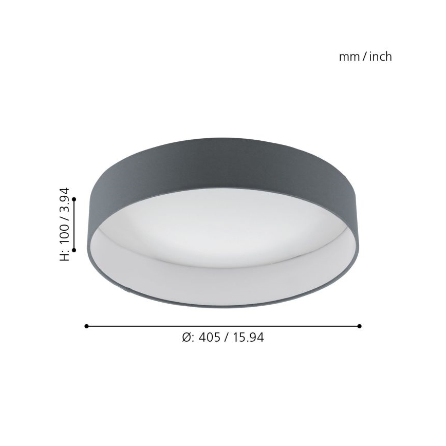 Eglo - LED Prigušiva stropna svjetiljka 1xLED/18W/230V