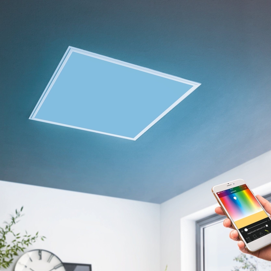 Eglo - LED RGBW Prigušiva svjetiljka SALOBRENA-C LED/16W + daljinski upravljač