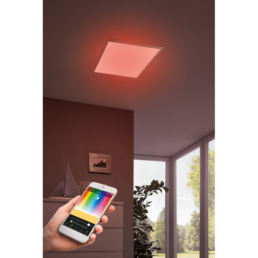 Eglo - LED RGBW Prigušiva svjetiljka SALOBRENA-C LED/16W + daljinski upravljač