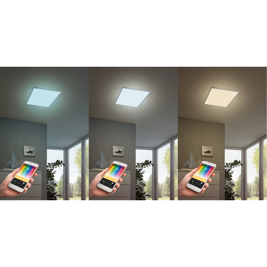 Eglo - LED RGBW Prigušiva svjetiljka SALOBRENA-C LED/16W + daljinski upravljač