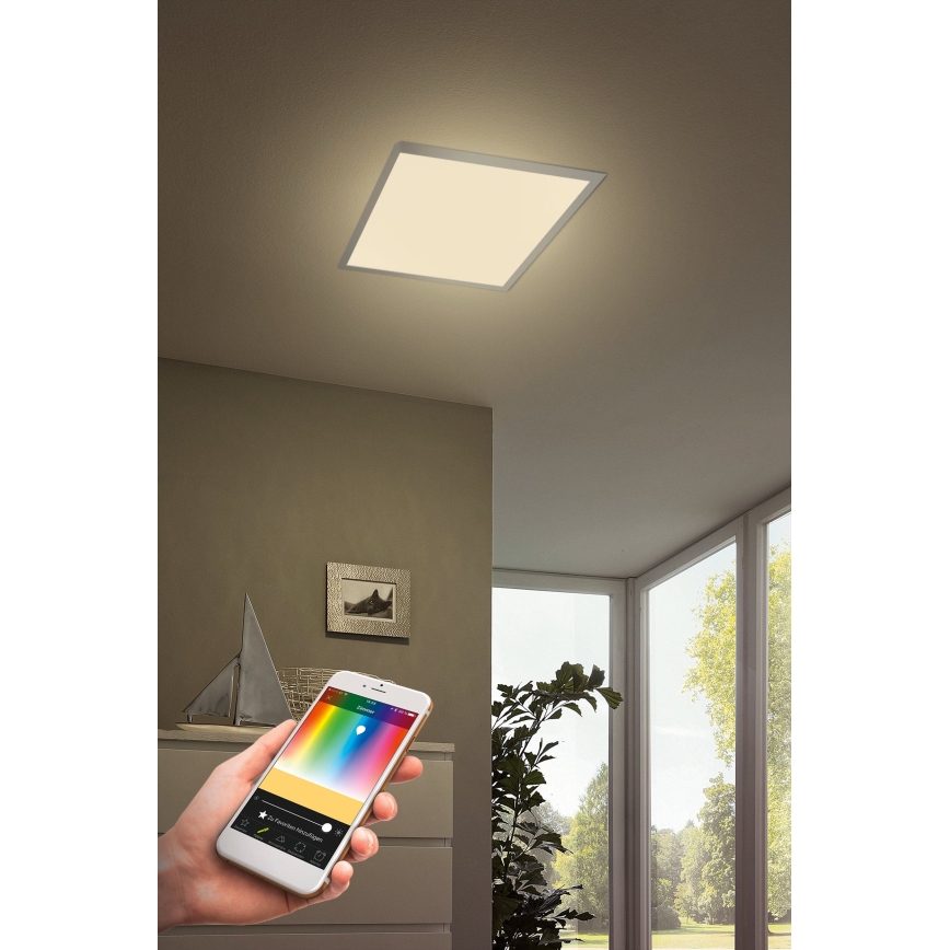 Eglo - LED RGBW Prigušiva svjetiljka SALOBRENA-C LED/30,5W/230V + daljinski upravljač