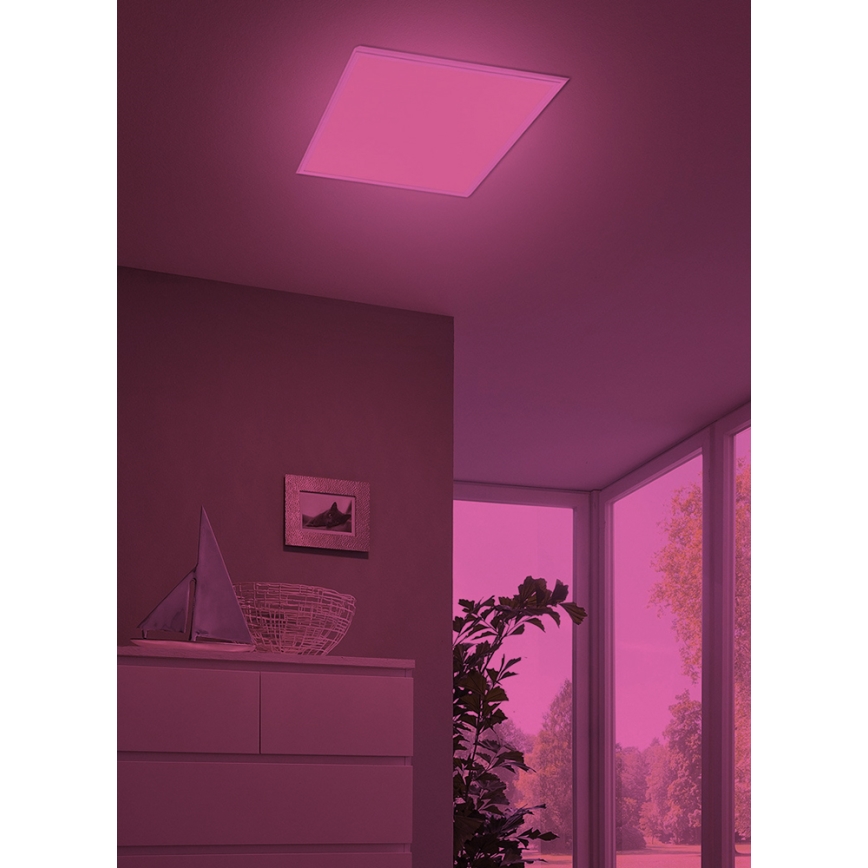 Eglo - LED RGBW Prigušiva svjetiljka SALOBRENA-C LED/30,5W/230V + daljinski upravljač