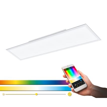 Eglo - LED RGBW Prigušiva svjetiljka SALOBRENA-C LED/31W + daljinski upravljač