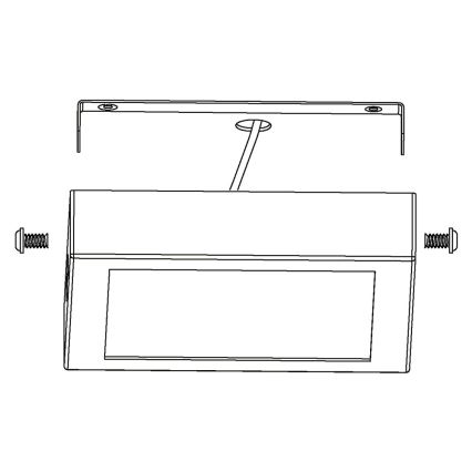 Eglo - LED RGBW Prigušiva stropna svjetiljka FUEVA-C LED/21W/230V