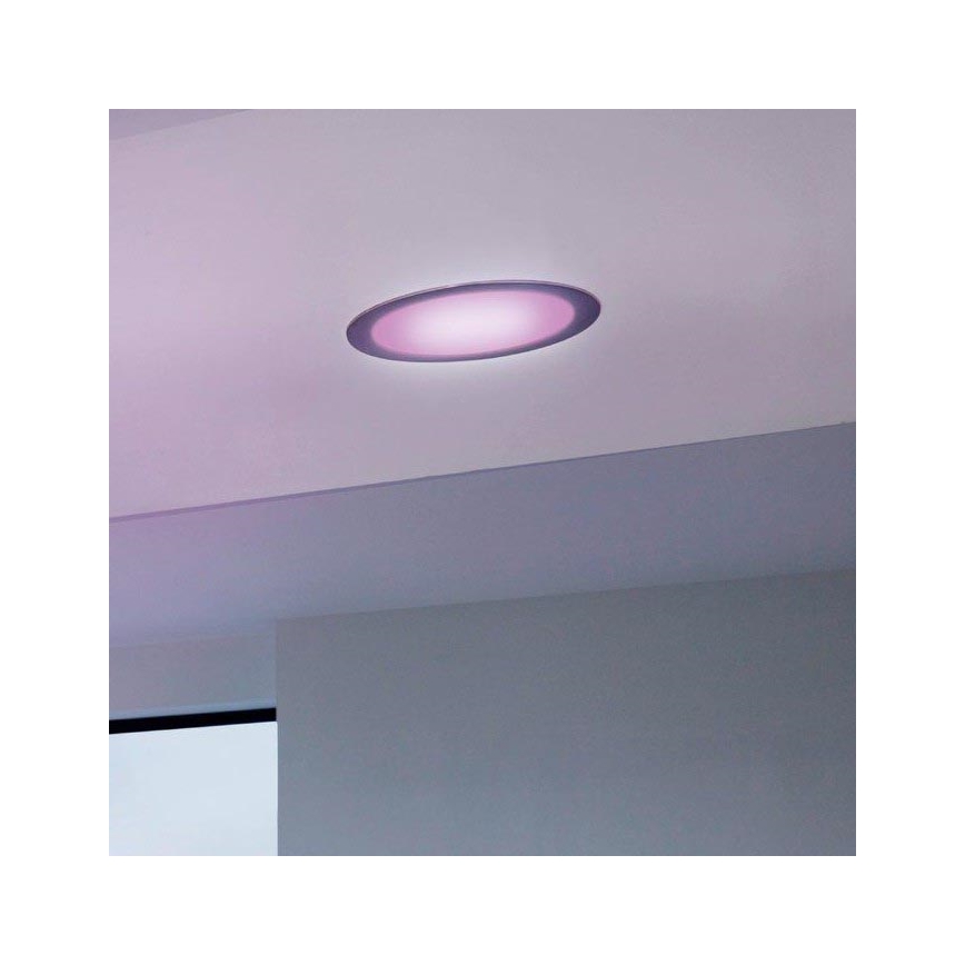 Eglo - LED RGB Prigušiva ugradbena svjetiljka FUEVA-C LED/15,6W/230V