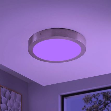 Eglo - LED RGBW Prigušiva stropna svjetiljka FUEVA-C LED/21W/230V Bluetooth