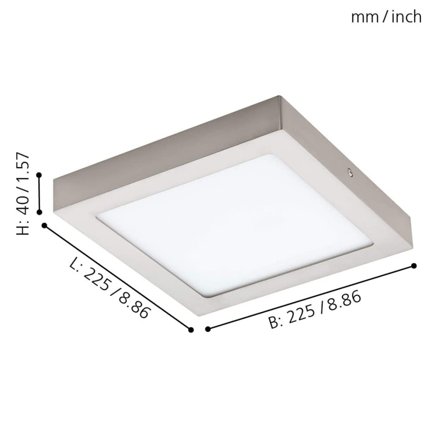 Eglo - LED RGBW Dimmabilno stropno svjetlo FUEVA-C LED/15,6W/230V Bluetooth