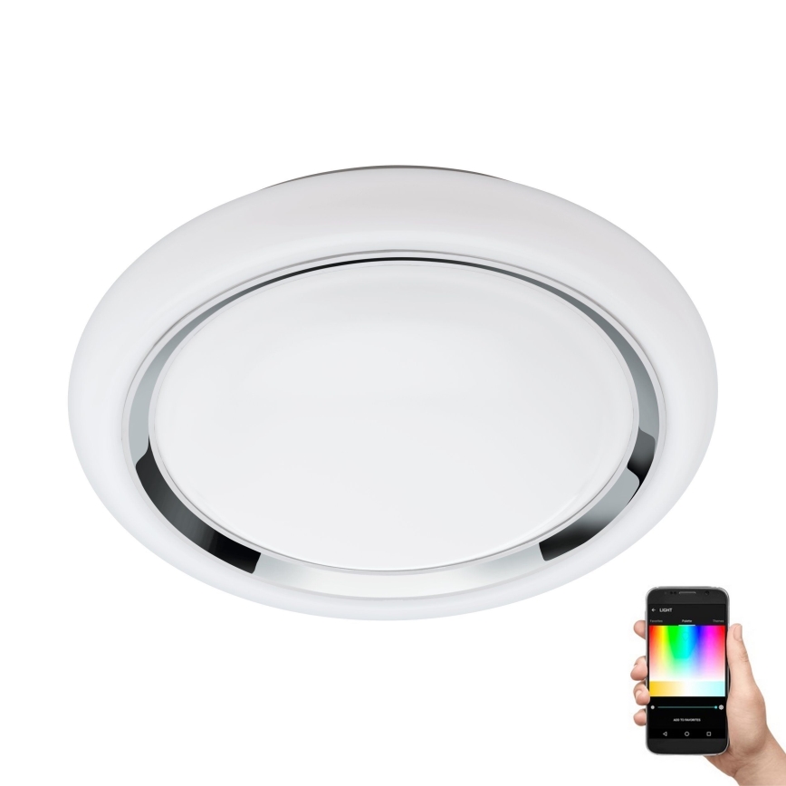 Eglo - LED RGBW Prigušiva stropna svjetiljka CAPASSO-C LED/17W/230V