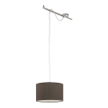 Eglo 96797 - Viseća svjetiljka CALCENA 1xE27/60W/230V smeđa