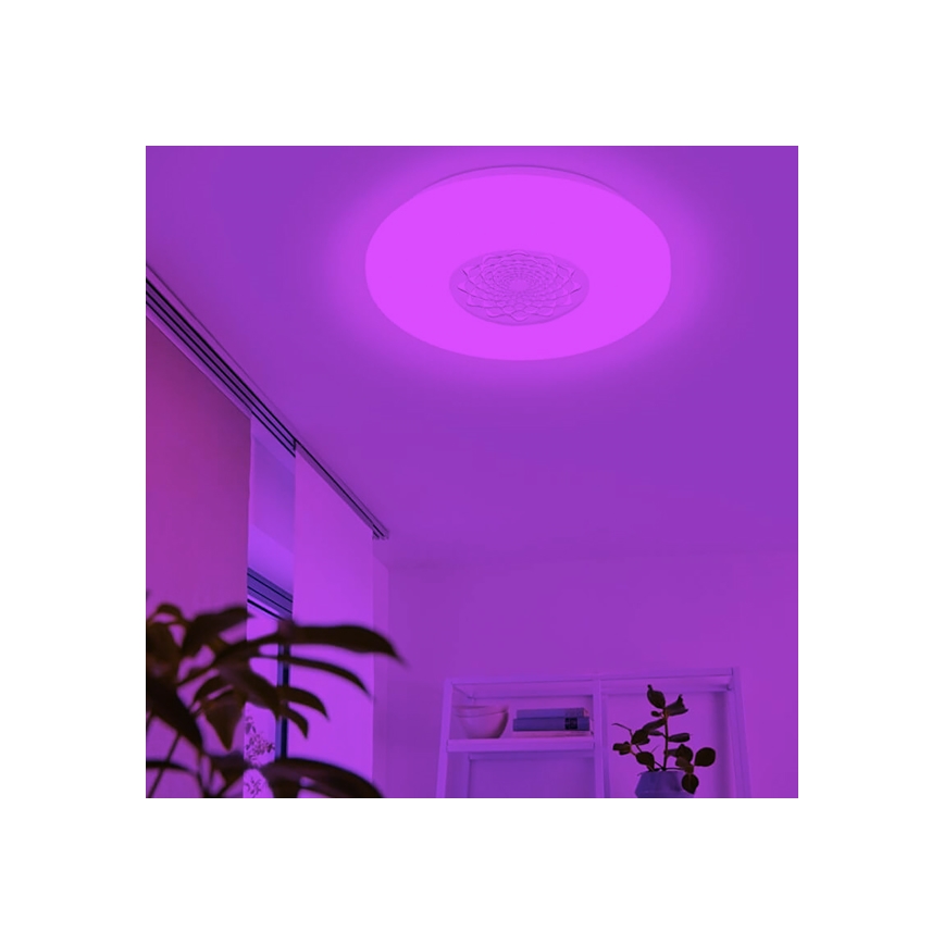 Eglo - LED RGBW Prigušiva zidna/stropna svjetiljka CAPASSO-C LED/17W/230V