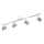 Eglo 96837 - LED Reflektorska svjetiljka MONCALVIO 1 4xGU10/5W/230V