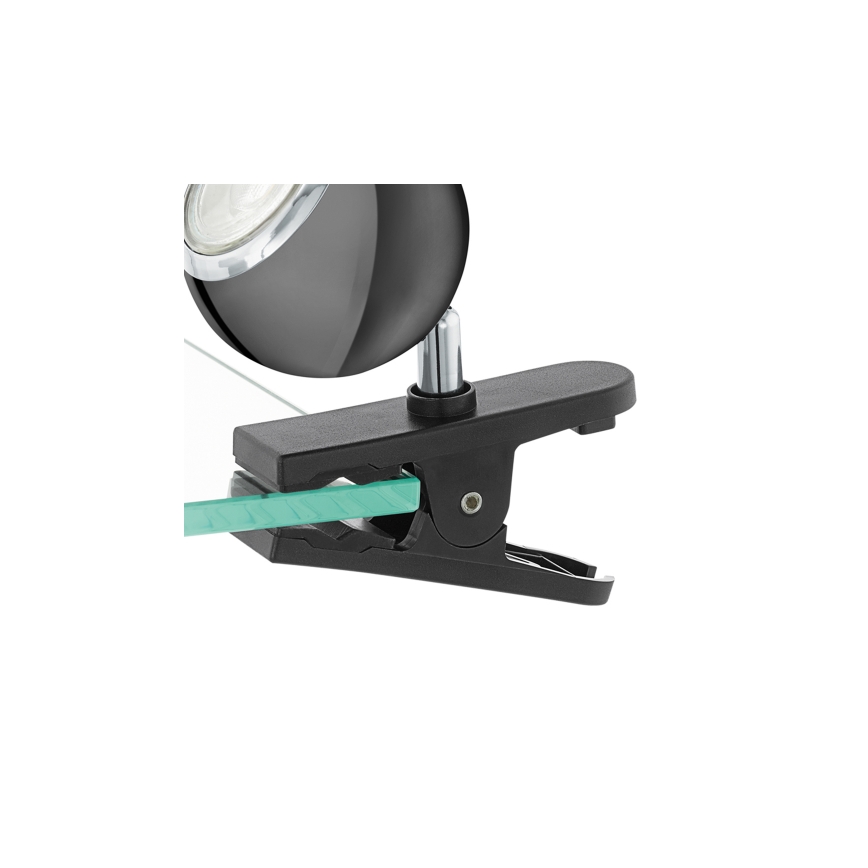Eglo 96838 - LED Reflektorska svjetiljka s kvačicom BIMEDA 1xGU10/3,3W/230V crna
