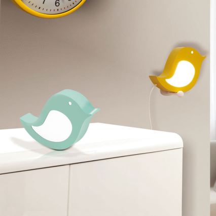 Eglo 96853 - LED dječja zidna svjetiljka SPARINO LED/4,2W/230V zelena