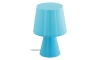 Eglo 96909 - Stolna lampa MONTALBO 1xE14/40W/230V plava