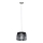 Eglo 96955 - Luster na sajli ARTANA 1xE27/60W/230V siva/crna 300mm