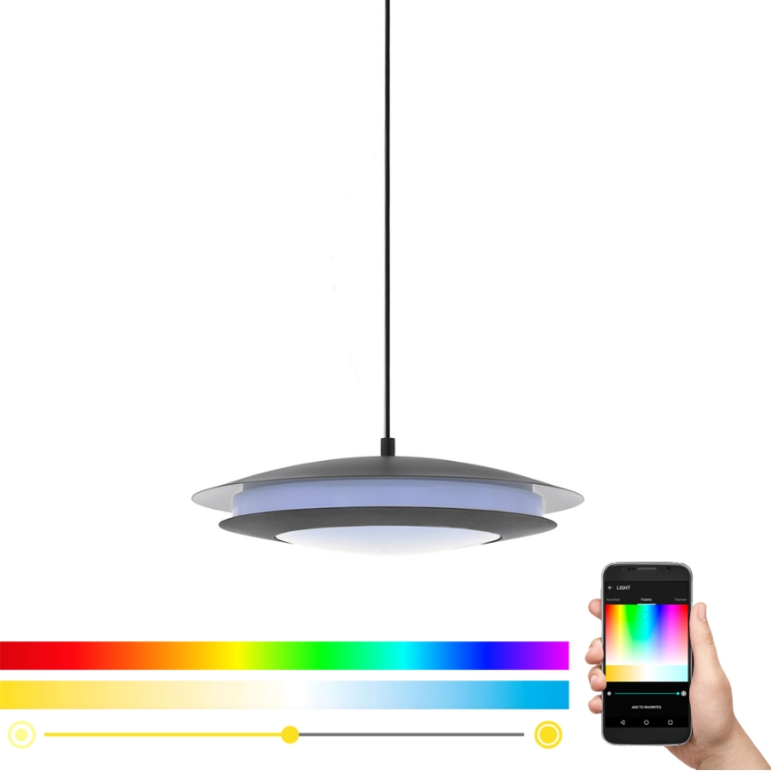 Eglo 96979 - RGB LED viseće svjetlo MONEVA-C LED/27W/230V