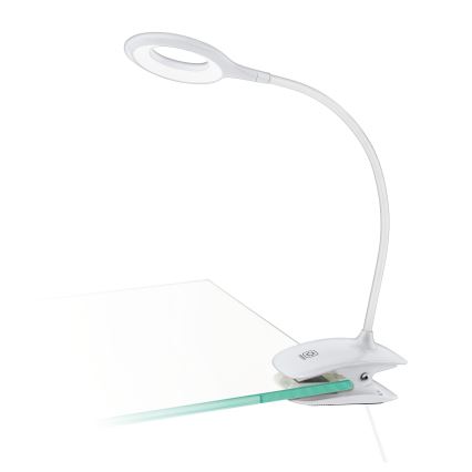 Eglo - LED lampa s prigušivanjem i kopčom LED/3W/5V 500 mAh bijela