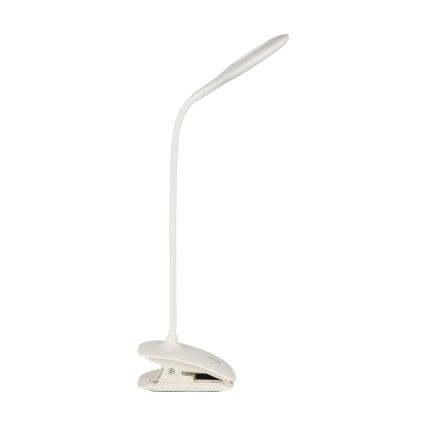 Eglo - LED lampa s prigušivanjem i kopčom LED/3W/5V 500 mAh bijela