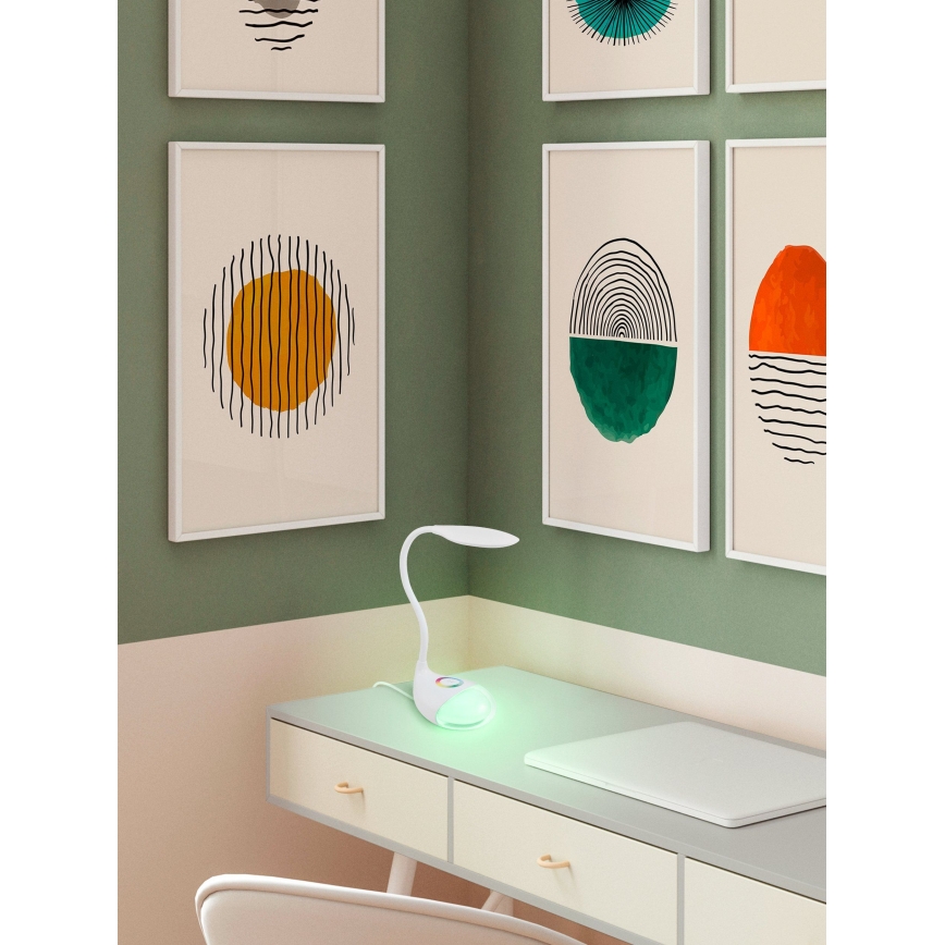 Eglo - LED stolna lampa s mogućnošću prigušivanja LED/2,2W+0,3W/230V RGB