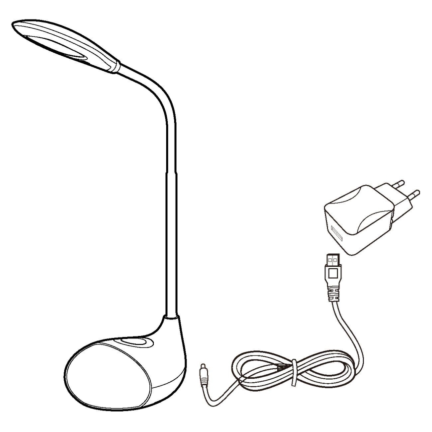 Eglo - LED stolna lampa s mogućnošću prigušivanja 1xLED/2,2W+0,3W/230V RGB