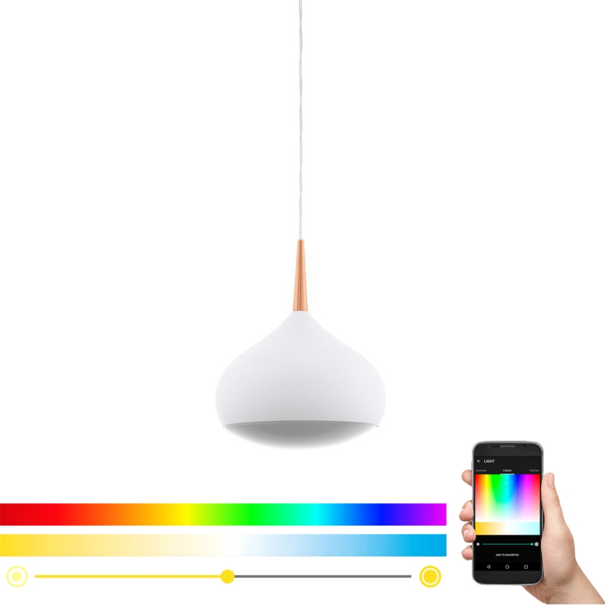 Eglo 97087 - LED RGBW Dimmabilni viseći luster COMBA-C 1xLED/18W/230V