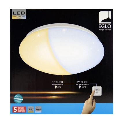 Eglo 97108 - LED Stropna svjetiljka GIRON-RW 1xLED/18W/230V 2700K-4000K