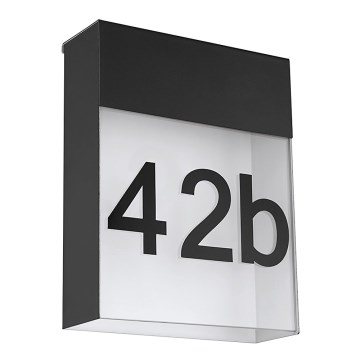 Eglo 97117 - LED kućni broj PONSO LED/4,8W/230V IP44