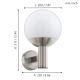 Eglo - LED Prigušiva vanjska zidna svjetiljka NISIA-C 1xE27/9W/230V IP44