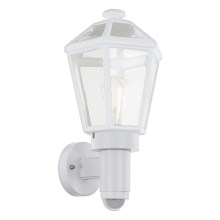 Eglo 97256 - Vanjska zidna svjetiljka sa senzorom MONSELICE 1xE27/28W/230V IP44