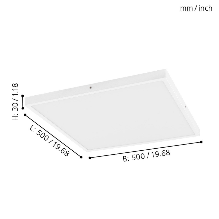 Eglo - LED stropna svjetiljka za prigušivanje 1xLED/25W/230V