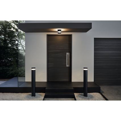 Eglo - LED vanjska zidna svjetiljka LED/11W/230V crna IP65