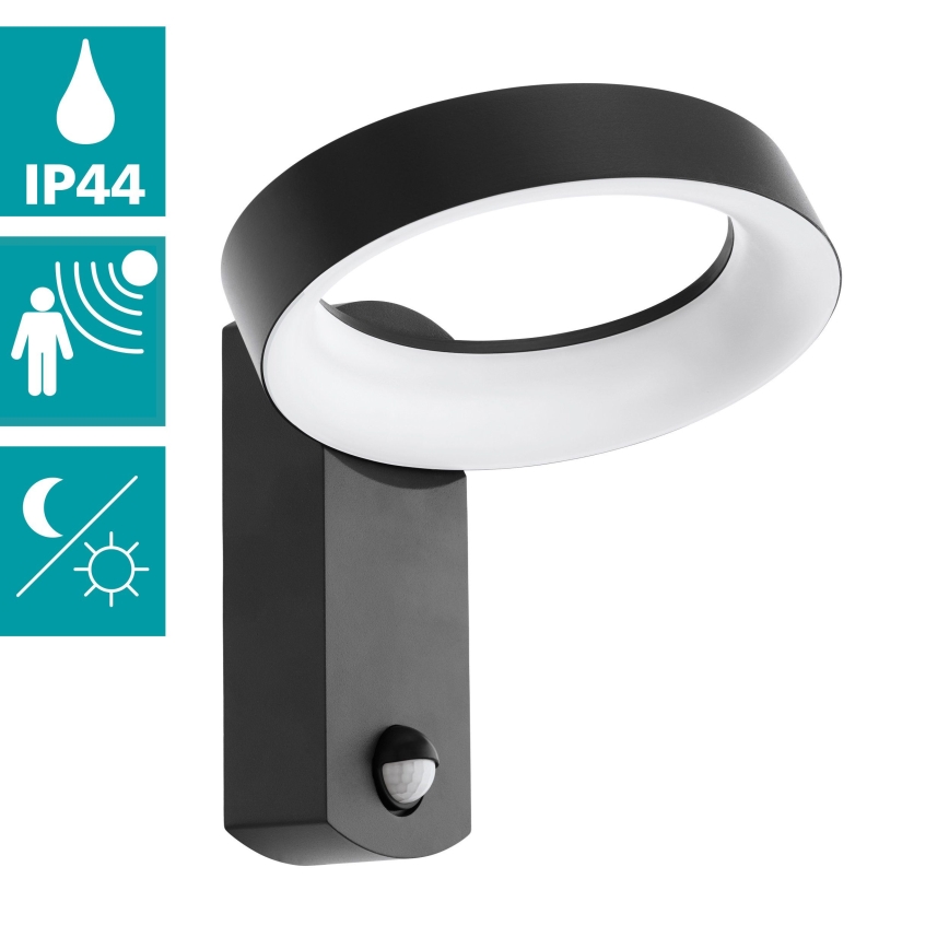 Eglo - LED vanjsko zidno svjetlo sa senzorom LED/11W/230V IP44