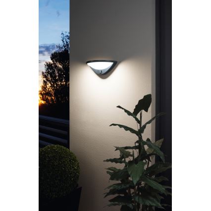 Eglo 97312 - LED Vanjska zidna svjetiljka sa senzorom BELCREDA LED/9,3W/230V IP44