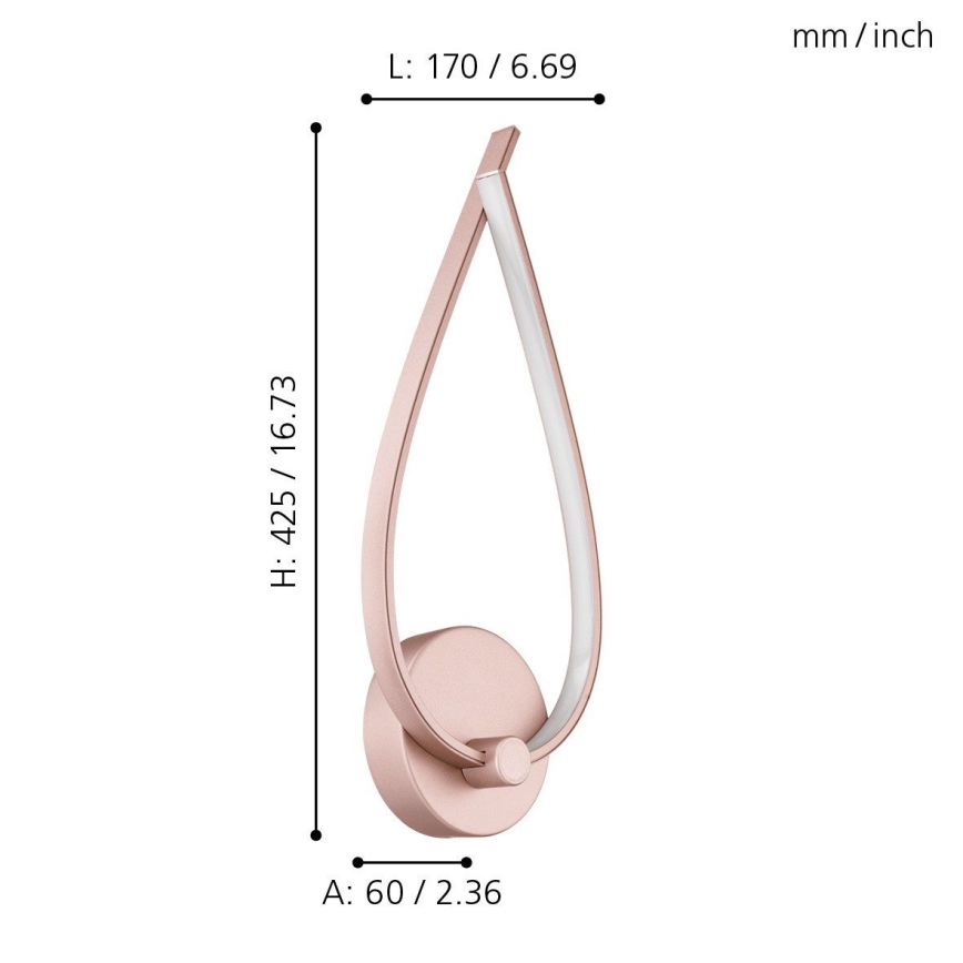 Eglo - LED zidna svjetiljka LED/11W/230V
