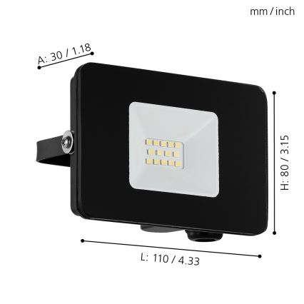 Eglo - LED Reflektor LED/10W/230V IP65